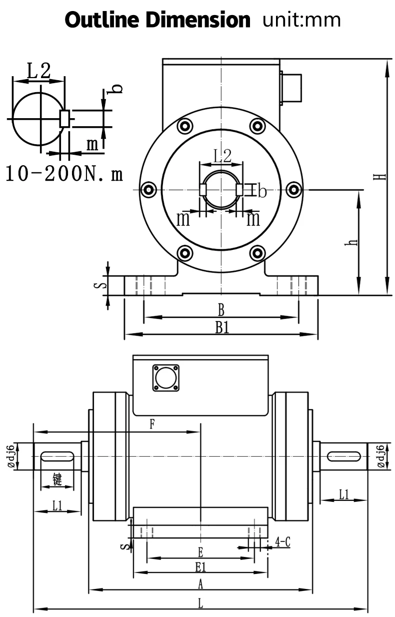 

50000Nm water pump rotating high quality digital contact shaft rotating load cell measuring dynamic torque sensor