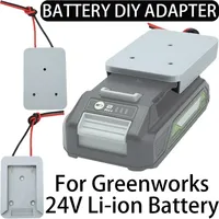 For Greenworks 24V Li-ion Battery Adapter for Robotics Power Wheels DIY 14AWG Wires（Not Included Battery）