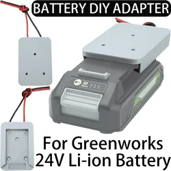 Für Greenworks 24V Li-Ionen-Akku-Adapter für Robotics Power Wheels DIY 14AWG-Kabel (Batterie nicht im Lieferumfang enthalten)