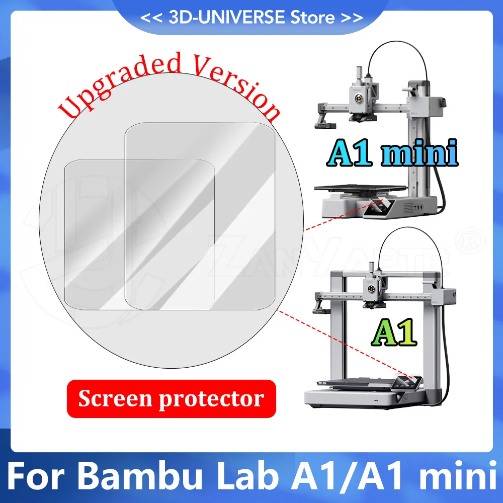 

Защитная пленка для экрана Bambu Lab A1/A1 Mini (обновленная версия), мягкая, высокопрозрачная, для 3D-принтеров