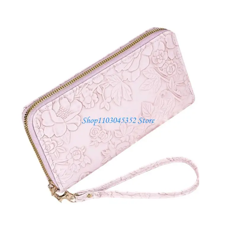 

A3PE Woman Long Wallets Female Phone Bag Korean Styles Wallets with Card Slots Large Capacity Purse Handheld Coin Purse