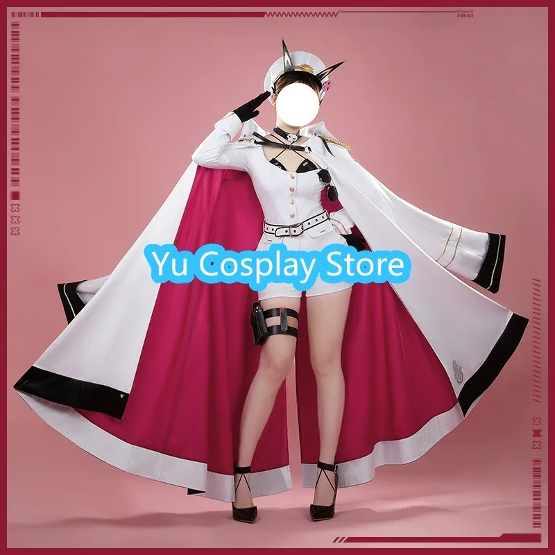 Nikke Mast Cosplay Costume Women Fancy Party Suit Cloak Top Pants With Hat Halloween Carnival Uniforms Game Clothing Custom Made