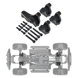 Black Brass Suspension Links Axle Mount Set 37g for 1/10 RC Crawler Car TRX4 Bronco Defender K5 8227 Upgrade Parts