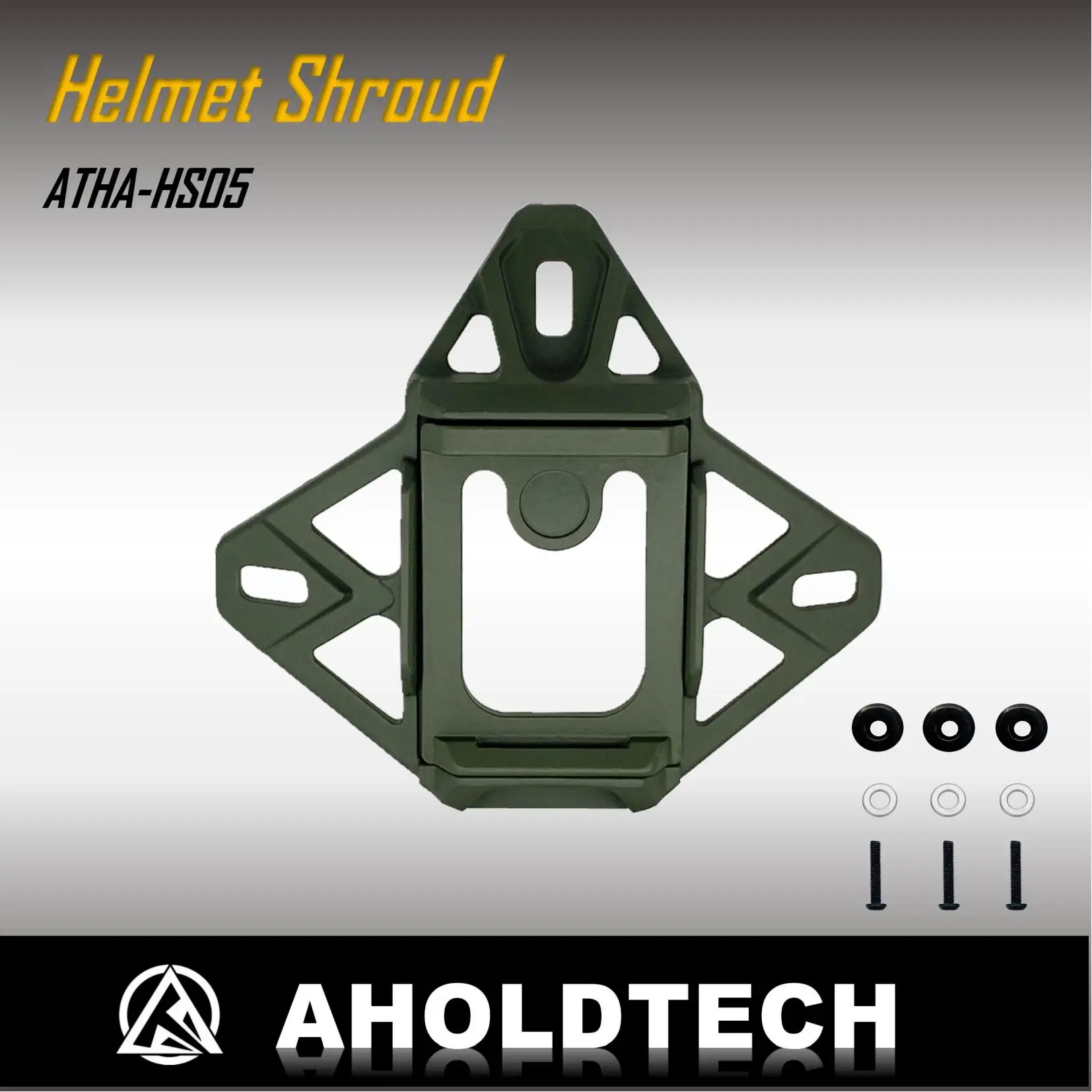 

Aholdtech Helmet Shroud Wendy 3.0 Three Hole NVG Mount Adapter for FAST MICH WENDY Tactical Bulletproof Helmet Accessories