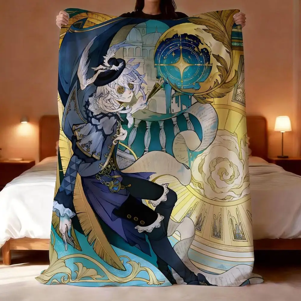 Video Game Identity V Throw Short Plush Throw Blanket Soft Skin-Friendly Multi-Scene Home Office