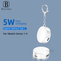 Magnetic Watch Wireless Charger For Apple Watch 9 8 7 6 5 4 3 SE Ultra IWatch Pad Adapter 5W Portable USB C Charging Station