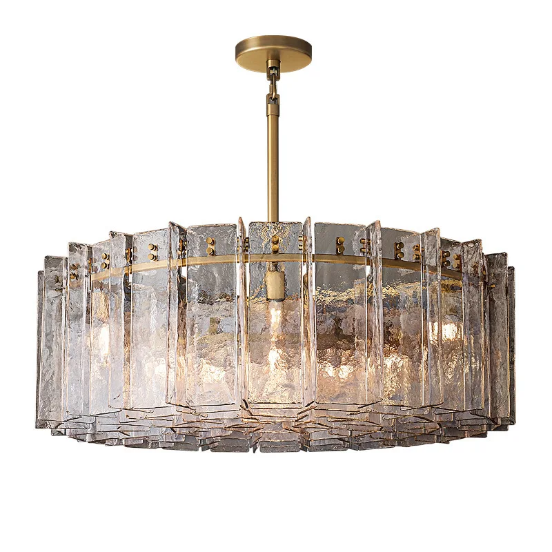 

Postmodern American Glass Chandelier Living Room Main Light Modern Minimalist Dining