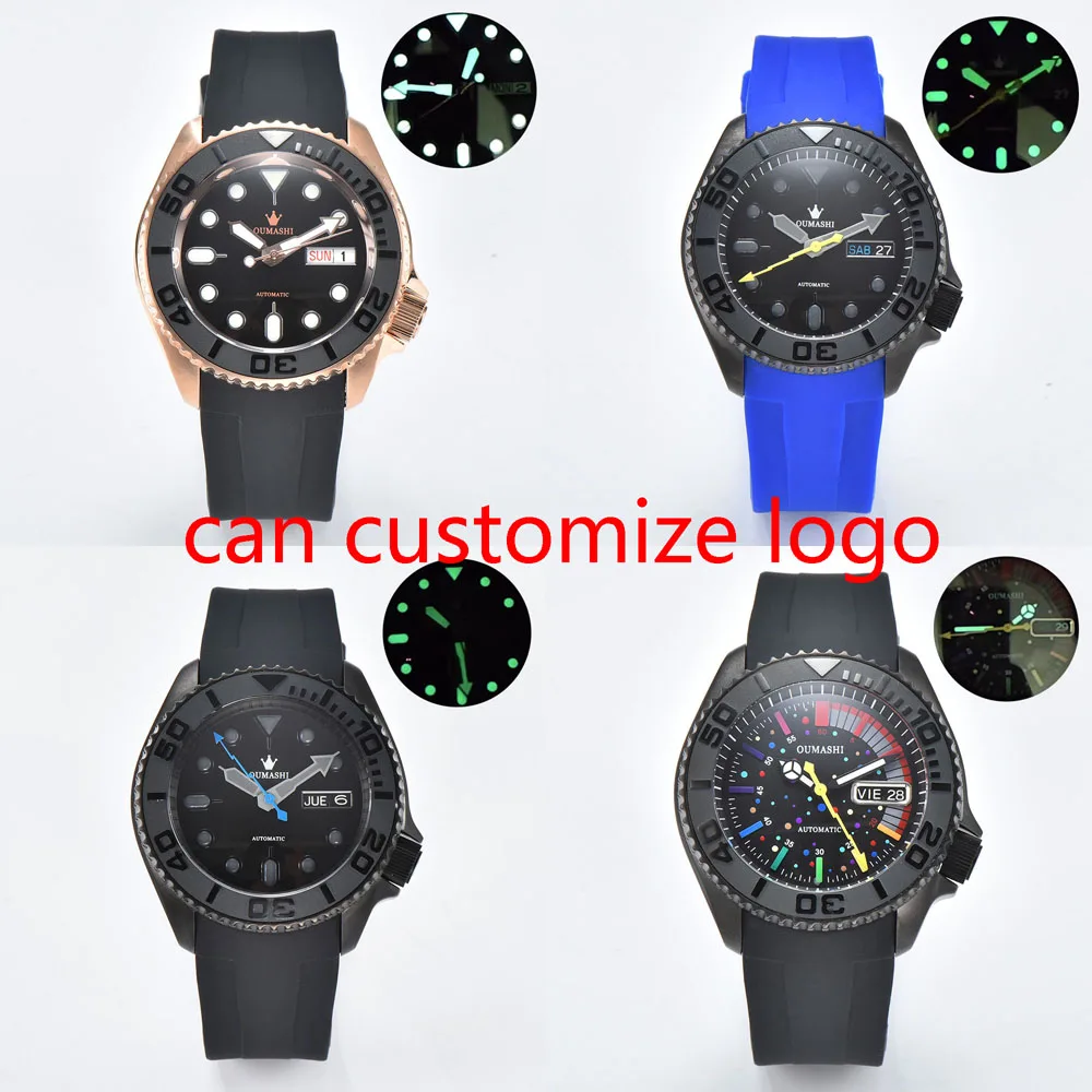 

Мужские часы для дайвинга skx 007, 40,5 мм, с корпусом из сапфирового стекла, японский автоматический механизм NH35/NH36/NH70, можно настроить логотип