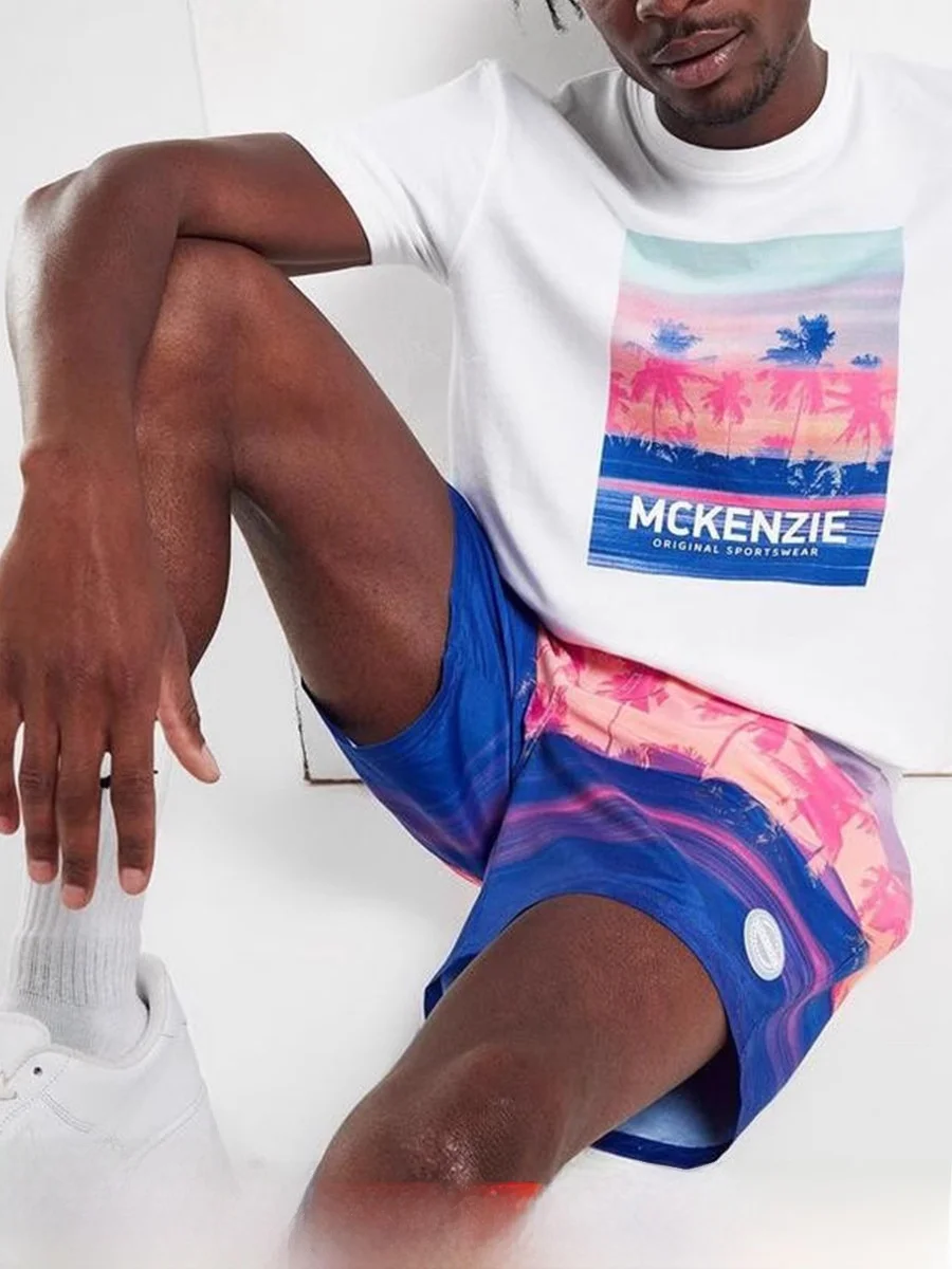 

Qui Dry Lightweight Summer Men's Beach orts Casual Spor Versatile Loose Fit Youthful Energy Sle Straight Leg ort Pants