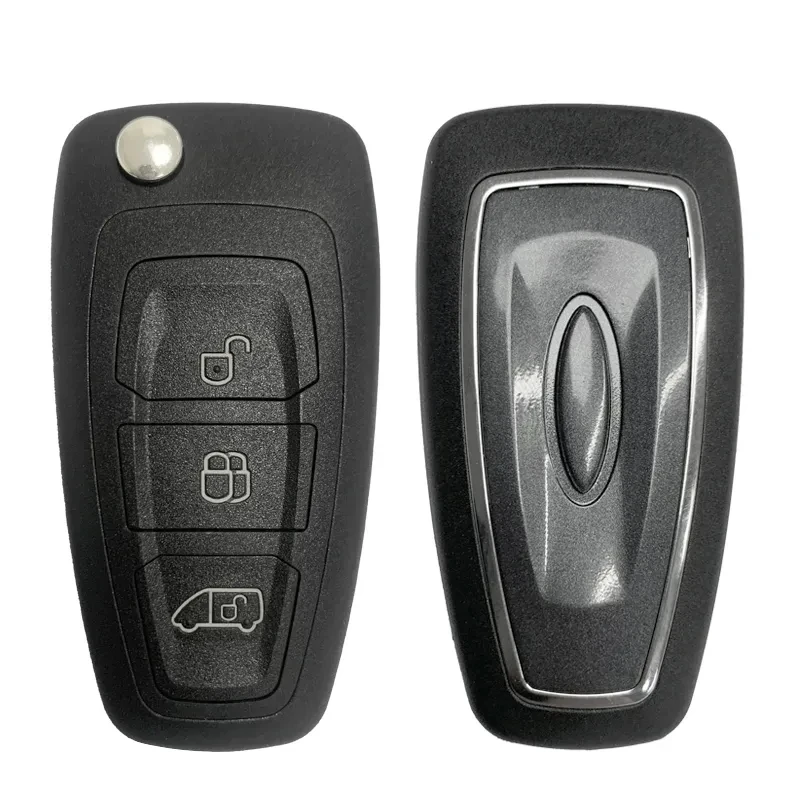 XIEAILI OEM Key Case 3Button Flip Folding Remote Key Shell For Ford 2013 Focus Fiesta Mondeo C-max S-max  K817