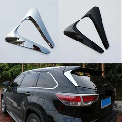 For Toyota Highlander 2015 2016 2017 2018 2019 2020 21 Rear Window Spoiler Side Cover Tail Triangle Trim Decoration Accessories