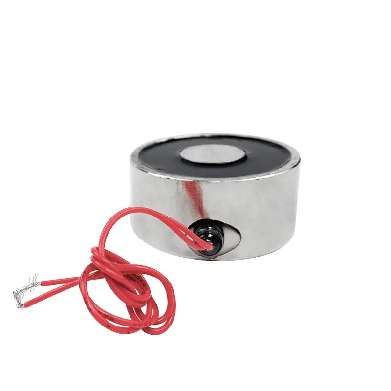 12V 24V Holding Electric Magnet DC Lifting 80Kg 800N Sucker Solenoid Electromagnet 65*30mm P65/30 image 4