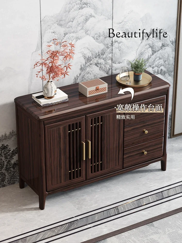 

muebles para hogar Chinese Style Solid Wood Sideboard Rosewood Cabinet Home Living Room Wall Storage Wall Storage Cabinet