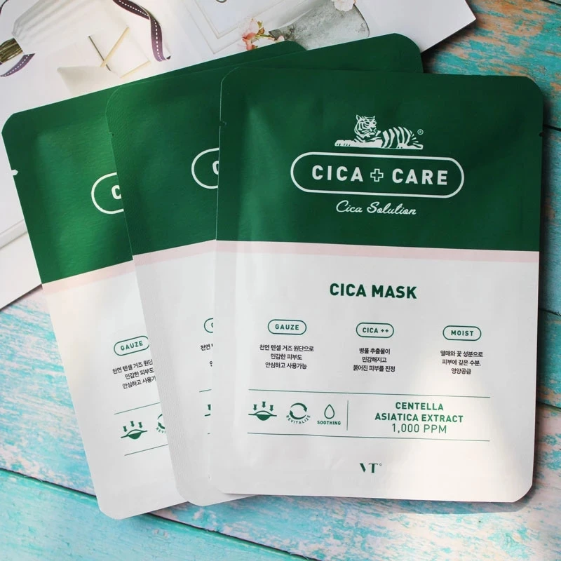 

VT CICA CARE SOLUTION MASK 25ml*10ea Korea Cosmetic