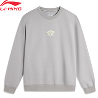 Li-Ning Men's Sports Style Sweatshirt AT DRY BASE 47%Polyester 38%Cotton 10%Viscose 5%Spandex LiNing Tops Pullover AWDU609