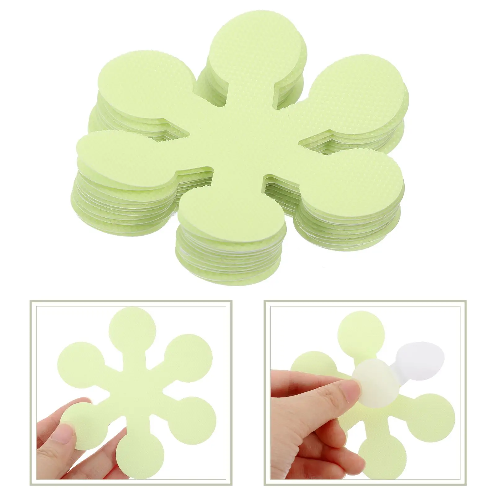 20 Pcs Fluorescent Anti-slip Strip Skid Steps Stickers Take Bath Light Green Self-adhesive Strips Reflective Stairs