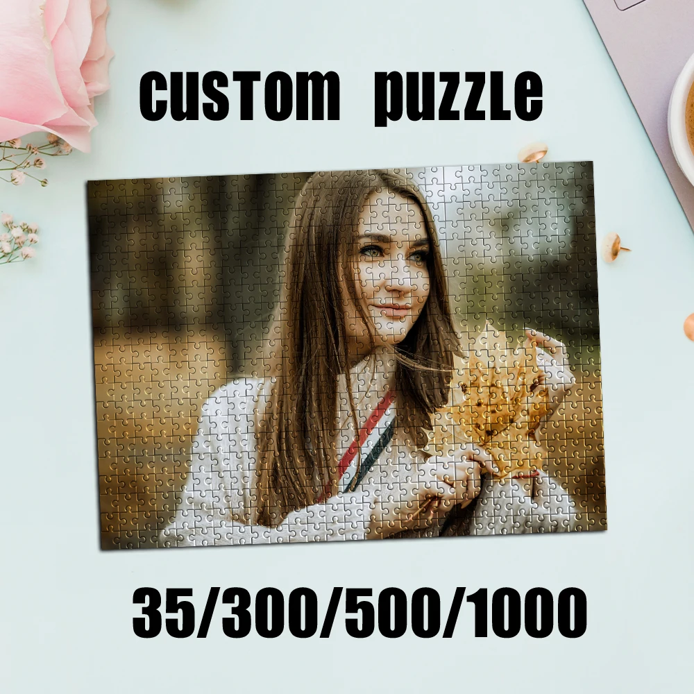 Puzzle photo personnalisé avec photo personnalisée, 35/300/500/1000 pièces, peut devenir un cadeau unique pour la famille et les amis