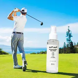 Herramienta profesional de accesorios de agarre de golf, solvente de 120 ml para eje de palos de golf, perfecta para conductores de golf, cuñas, hierros, eje de cortadores