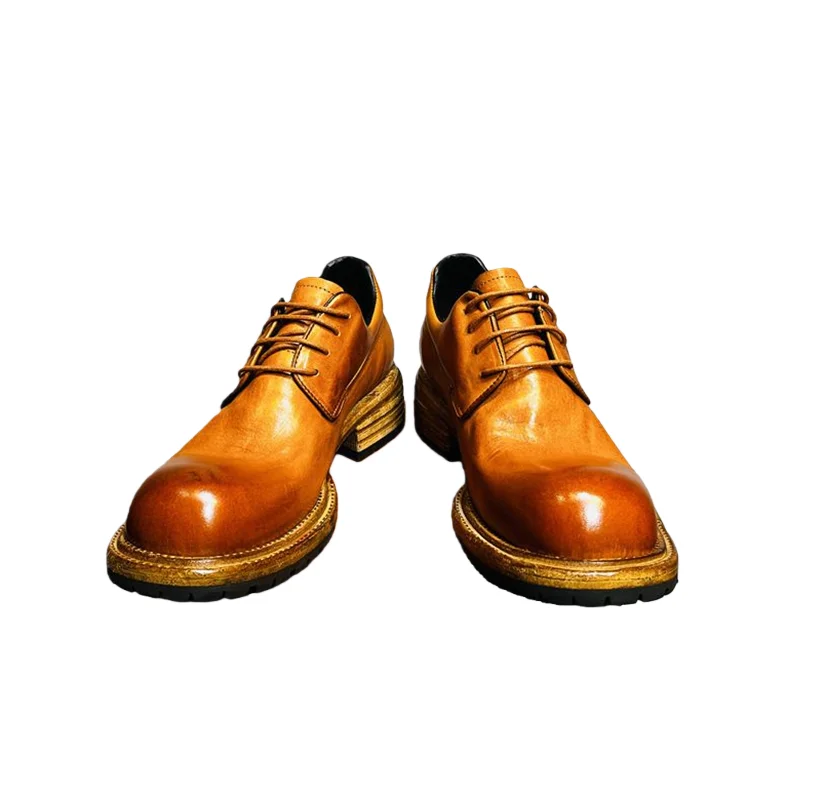

Premium Men's Leather Shoes, Stylish Formal Shoes for Office & Weddings Formal Business Shoes for Weddings & Work AJ3101