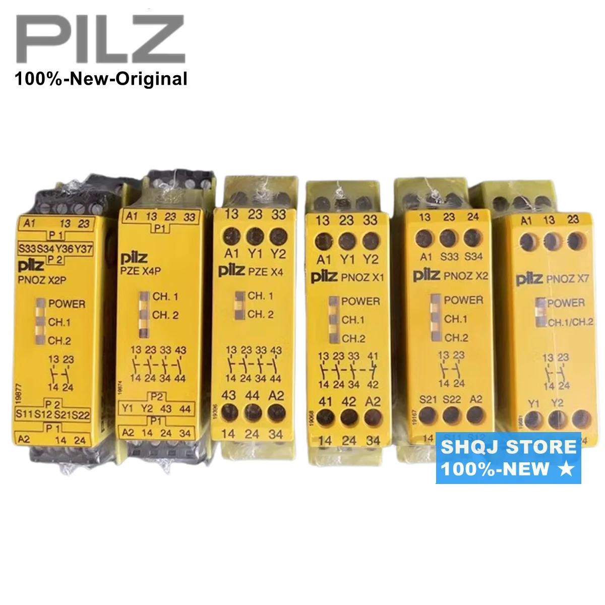 PILZ 100%-NEW PNOZ X1 X2 X2.1 X2.2 X2P X7 774300 774303 774306 777303 774607 774057 774325 774059 safety relay original