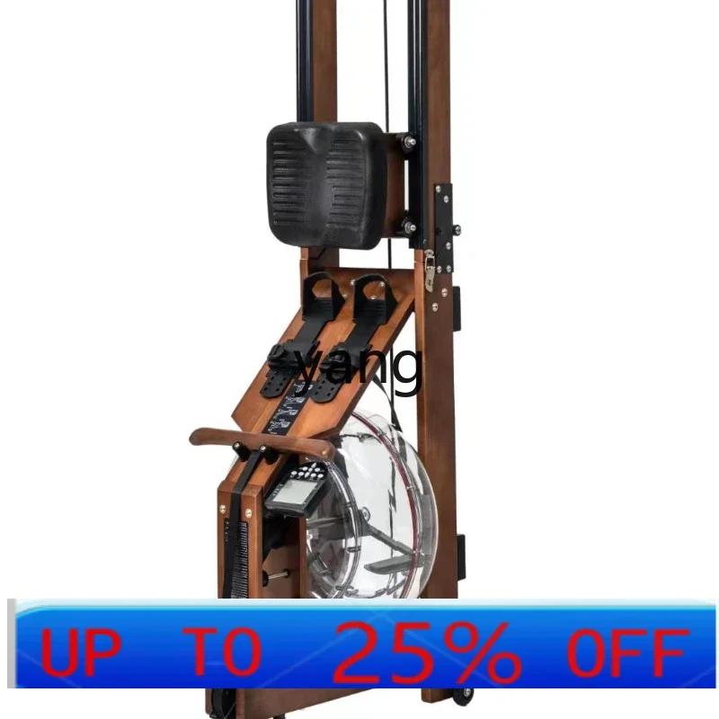 

YJQ solid wood water resistance rowing device household smart fitness foldable