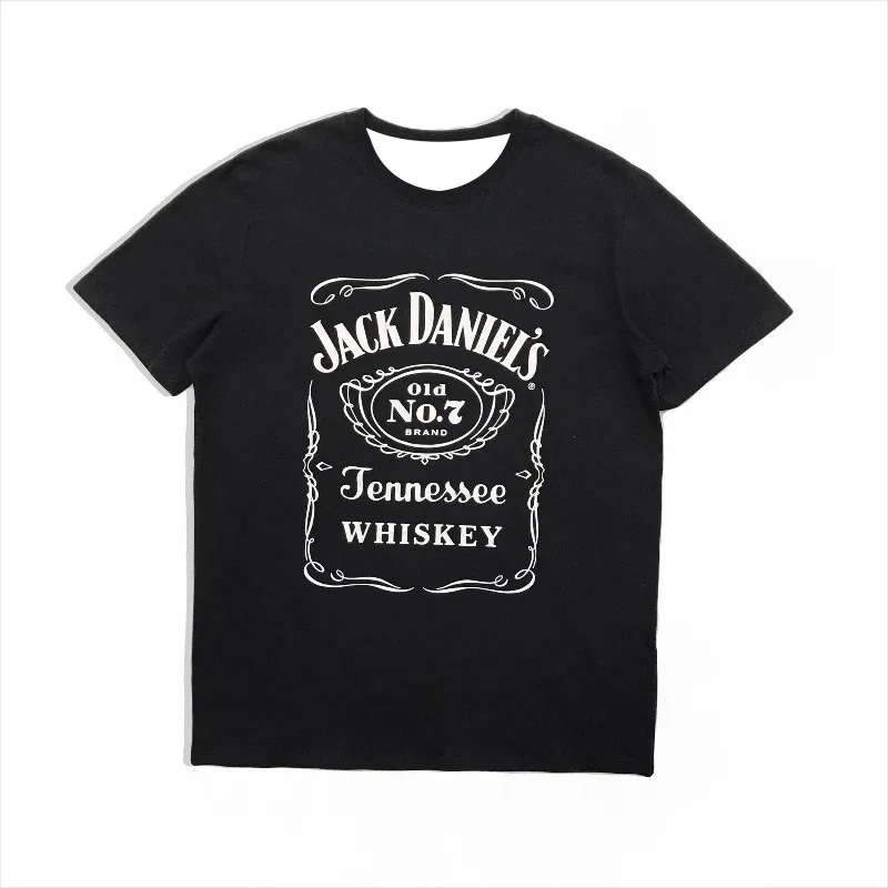 Camiseta de manga corta para hombre, camiseta informal de tendencia Retro de cultura de vino, ropa de calle de talla grande, superventas, 2026