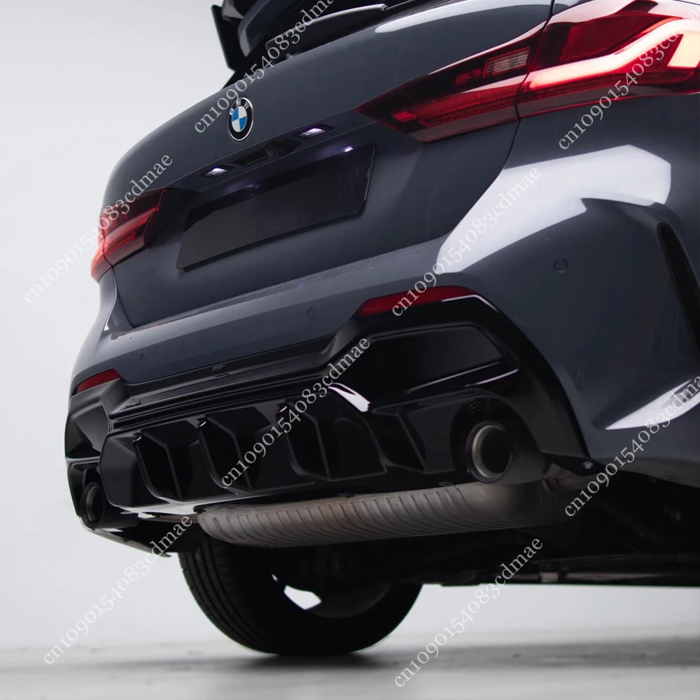 

Для BMW 1 серии F40 128ti M135i 118i 120i 120d M Tech 2019-2024 MP Стиль задний диффузор глянцевый черный ABS разделитель губ модифицированный