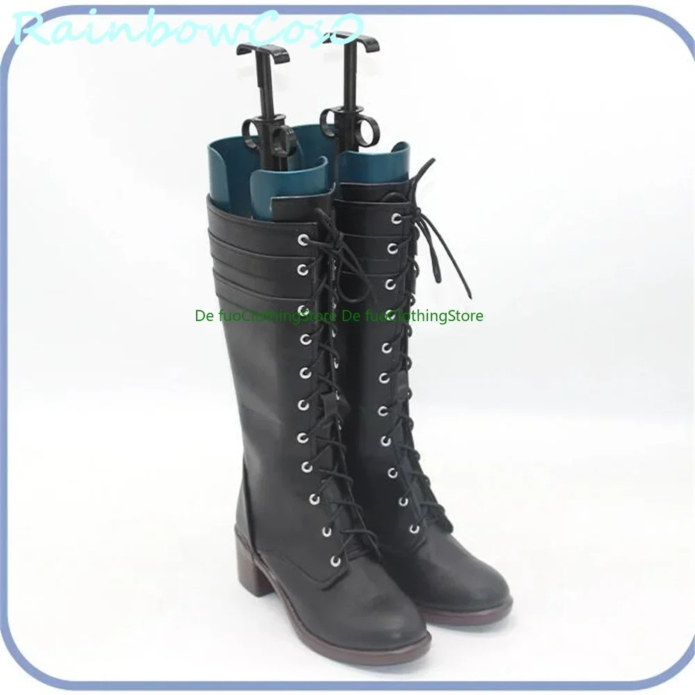 

Lynette Genshin Impact Обувь для косплея Сапоги Игра Аниме Хэллоуин Рождество DefuoClothing Магазин обуви