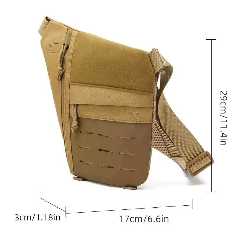 Men Shoulder Bag Multifunctional Chest Bag Male Casual Outdoor Travel Crossbody Leisure Men Bag