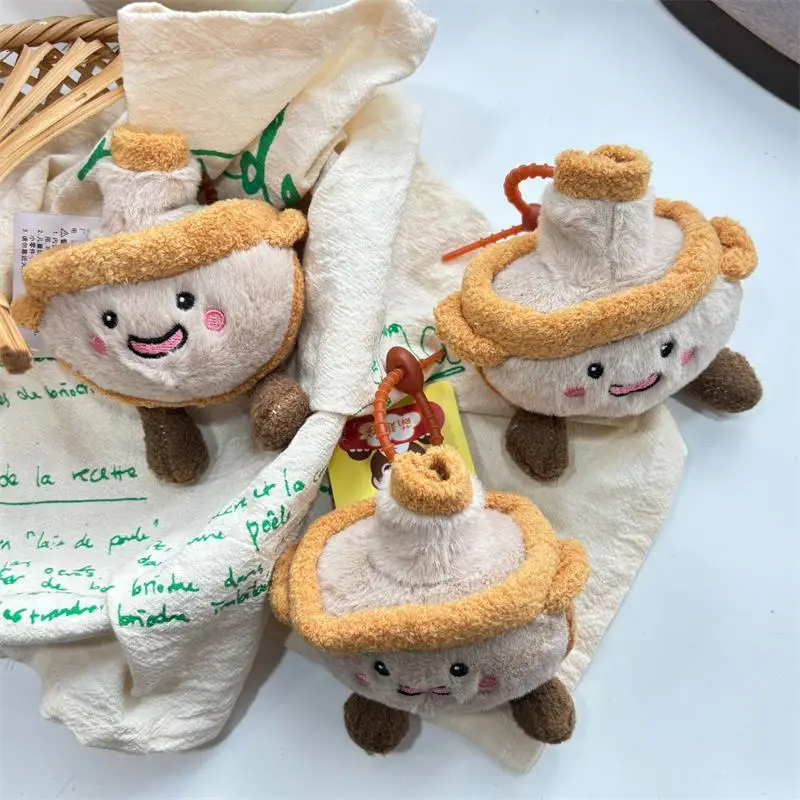 Porte-clés créatif en peluche et cuivre, paquet de 1/2 poupées en peluche, parfait pour pendentif de sac, décorations de sac à dos et cadeaux