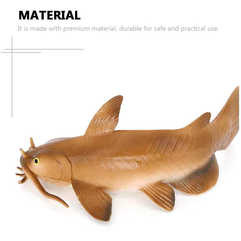 Catfish Toy Ornament House Decorations for Home Plastic Model Fake Child Kids Toys