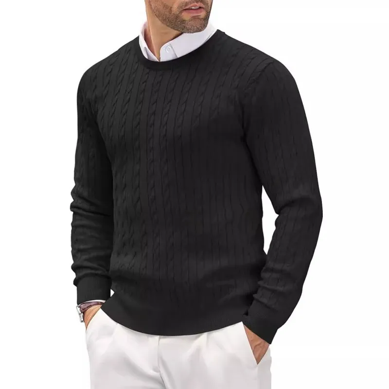 

Men's Slim Fit Long Knitted Sweater round Neck Twist Soli Cotton Jacket with Hat Baby Girl Clothes Cotton Padded Coat