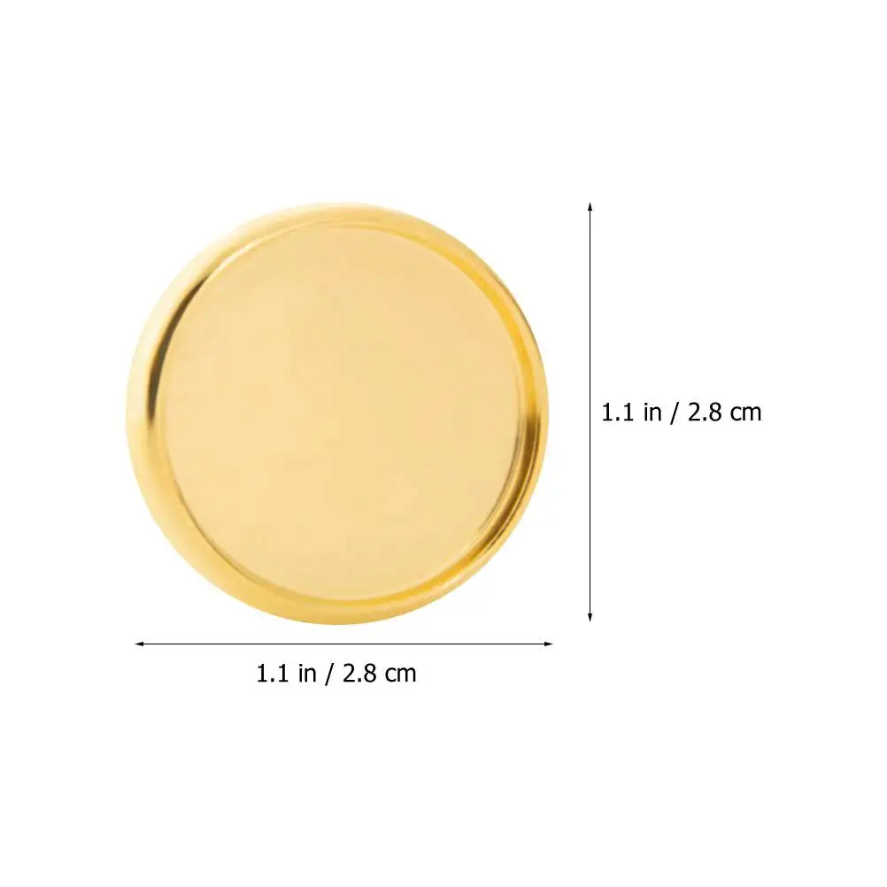 50 Pcs Hooks Loose Leaf Mushroom Buckle Notebooks Binding Rings Tool Machine Golden Plastic