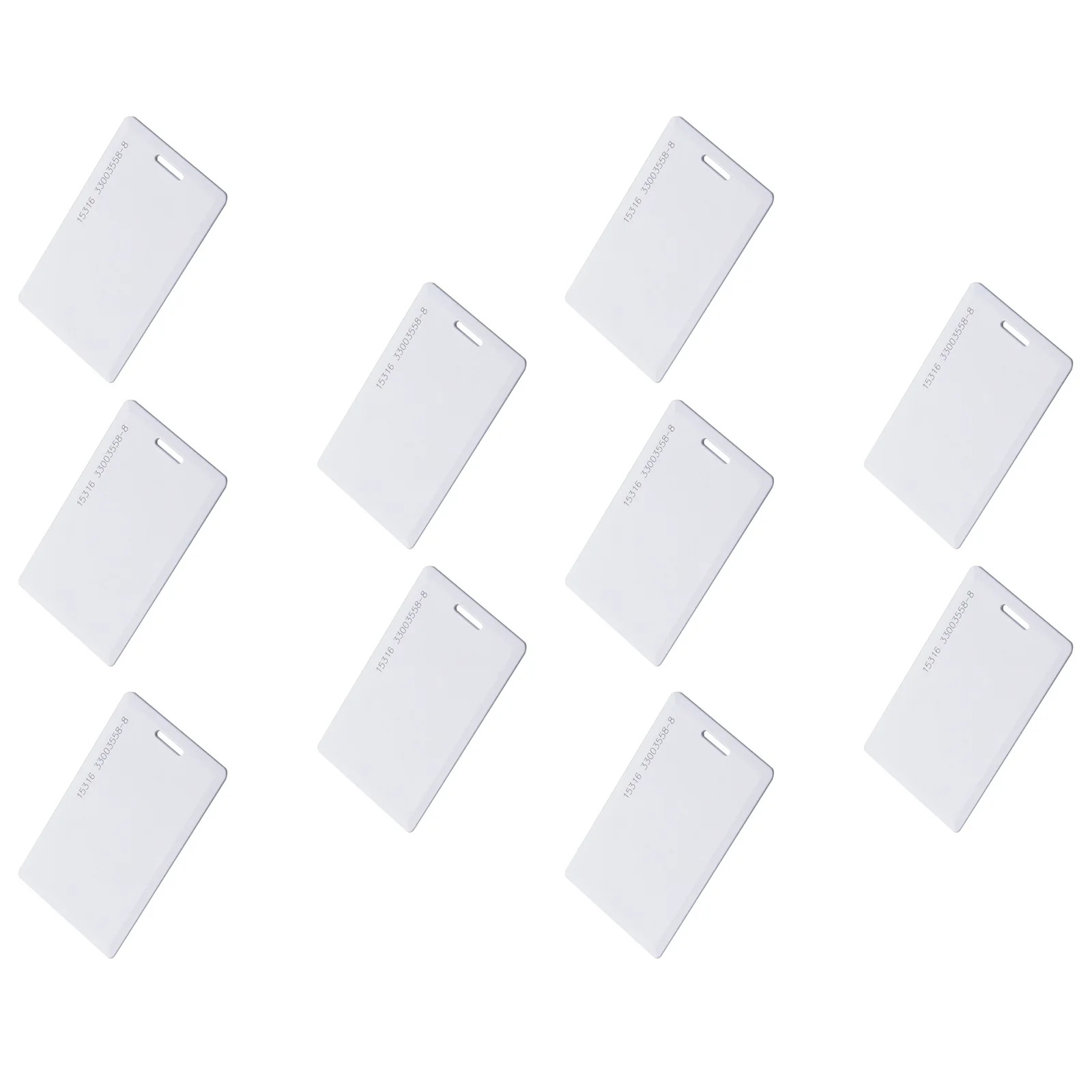 10 قطعة/المجموعة 26 بت 125 كيلو هرتز HID ProxCard II بطاقات PVC القرب بطاقة التحكم في الوصول 1.8 مللي متر سمك للتحكم في الوصول 125 كيلو هرتز