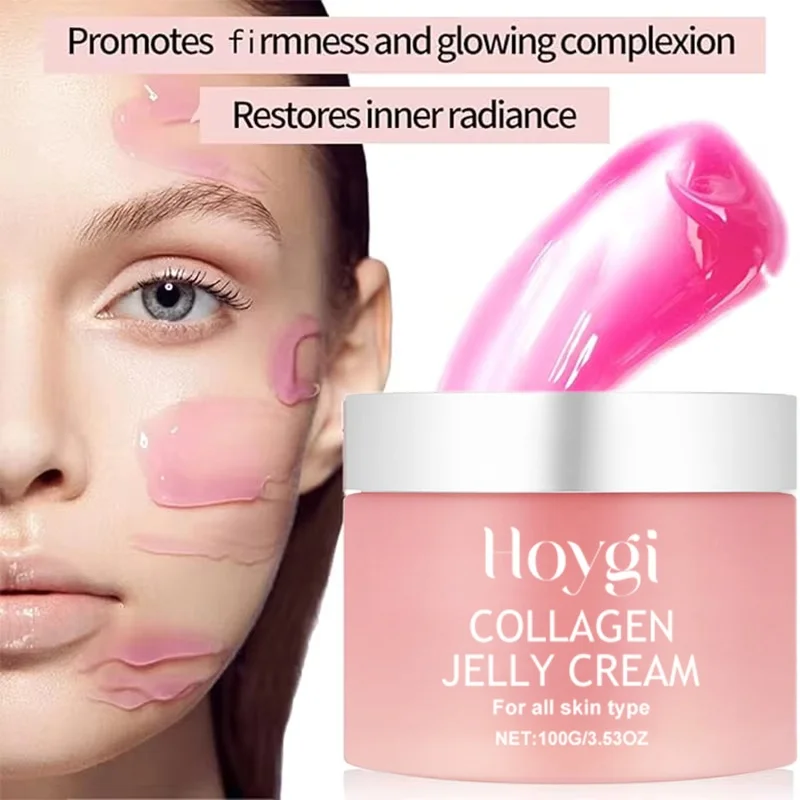 Glow Lifted Collagen Jelly Cream, Niacinamide Hydrolyzed Collagen, SAP Sagging, Renforcer la peau, Barrière Hydrater la peau, 24h