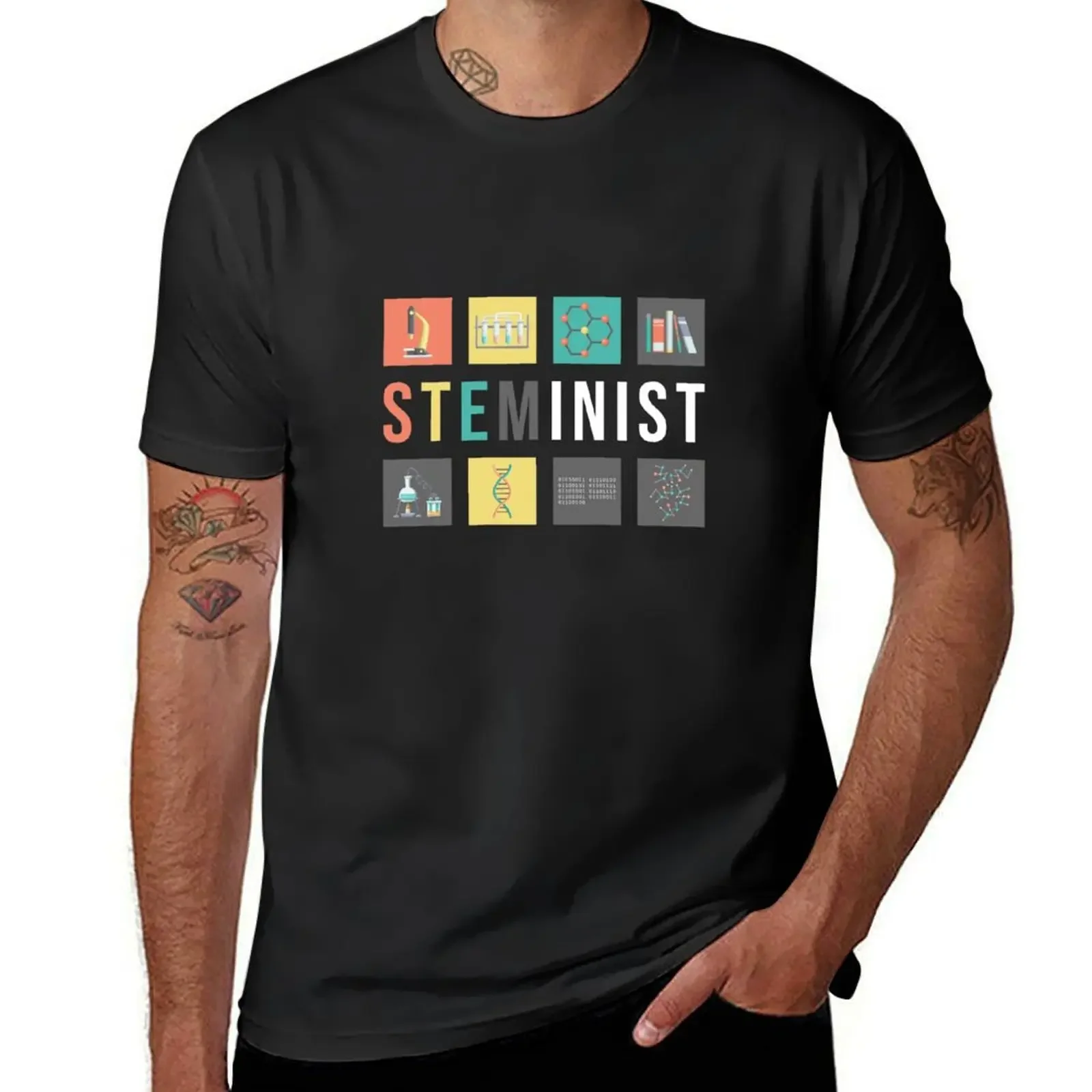 Steminist Science Engineering Technology Math Stem T-Shirt cotton graphic tees blanks compression shirt men