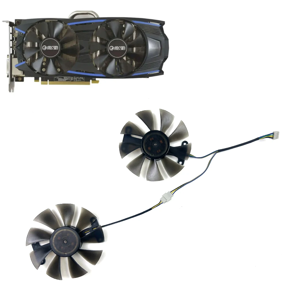 

New Cooling Fan 85mm 4pin For GALAX GeForce GTX1060 1063 960 950 EXOC OC Graphics Card Replacement Fan GA91S2H