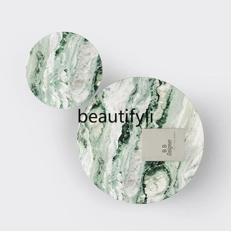 

A16 Minimalist light luxury, designer high-end large flat layer, Italian marble luxury stone coffee table