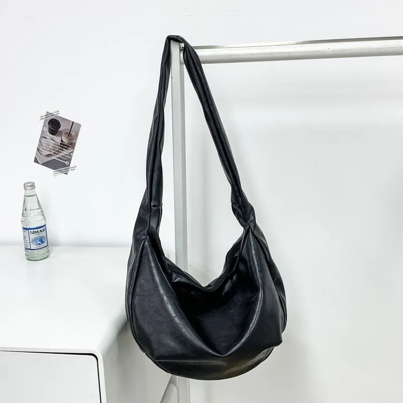 PU Leather Handbag For Men's Messenger Crossbody Bag Multi-functional Laptop Case Casual Large Capacity Sling Bag for Men bolasa