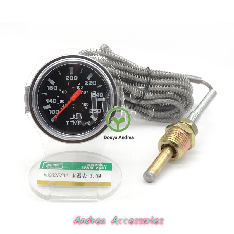 

2 Inch 12V Dc Electrical Mechanical Temperature Gauge 52Mm Digital Water Temp Gauge WDG013-04 1.8M