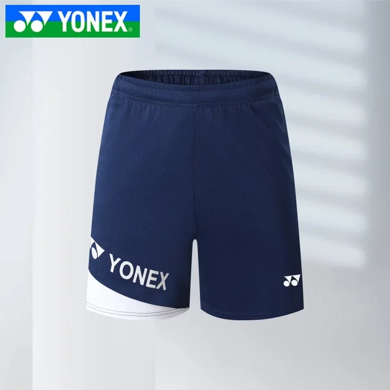 YONEX men's and women's breathable quick drying badminton jacket men's bottom shorts casual sports shorts