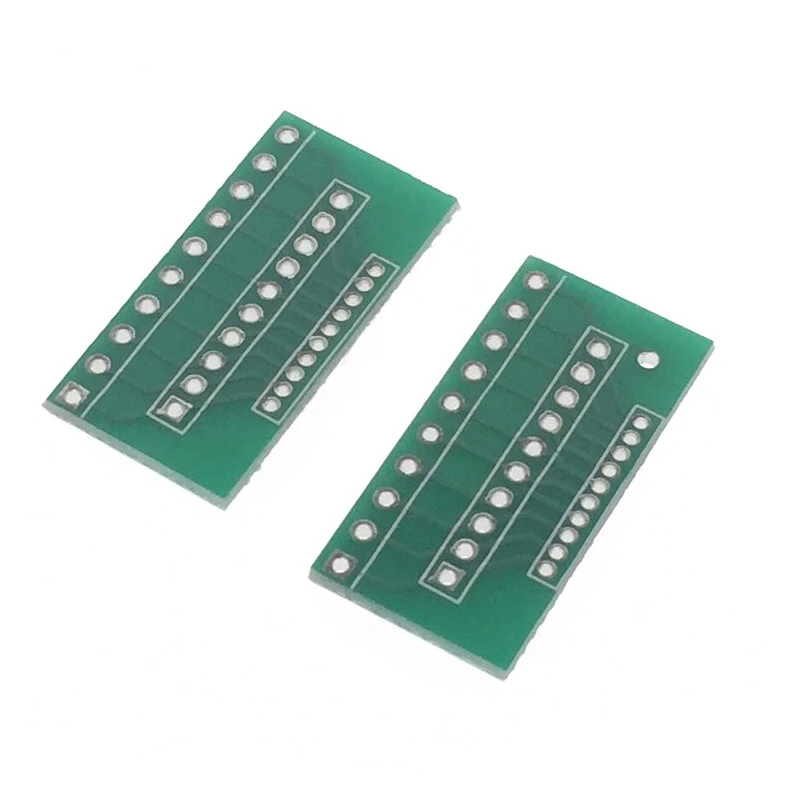 10Pcs Conversion Pate 1X10P 1X20P 2X10P 2.54MM Interrevolution 2.0MM 1.27MM Spacing  PCB Row In-line Needle