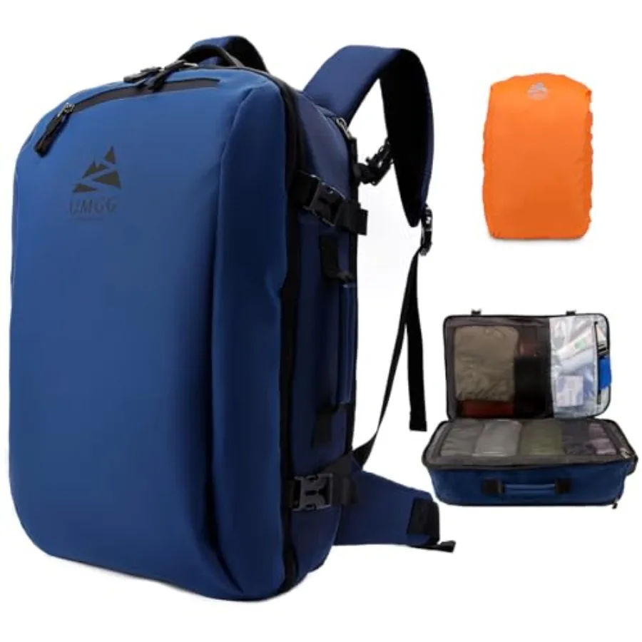 

Large Travel Backpack for Men 40L, TSA Flight Approved Carry On Backpack with Rain Cover, Water-resistant 17inch Travel Laptop
