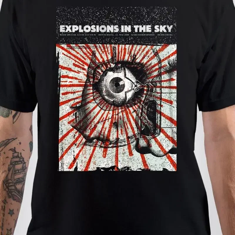 NEW Explosion In The Sky T Shirt  Cotton Black All Size