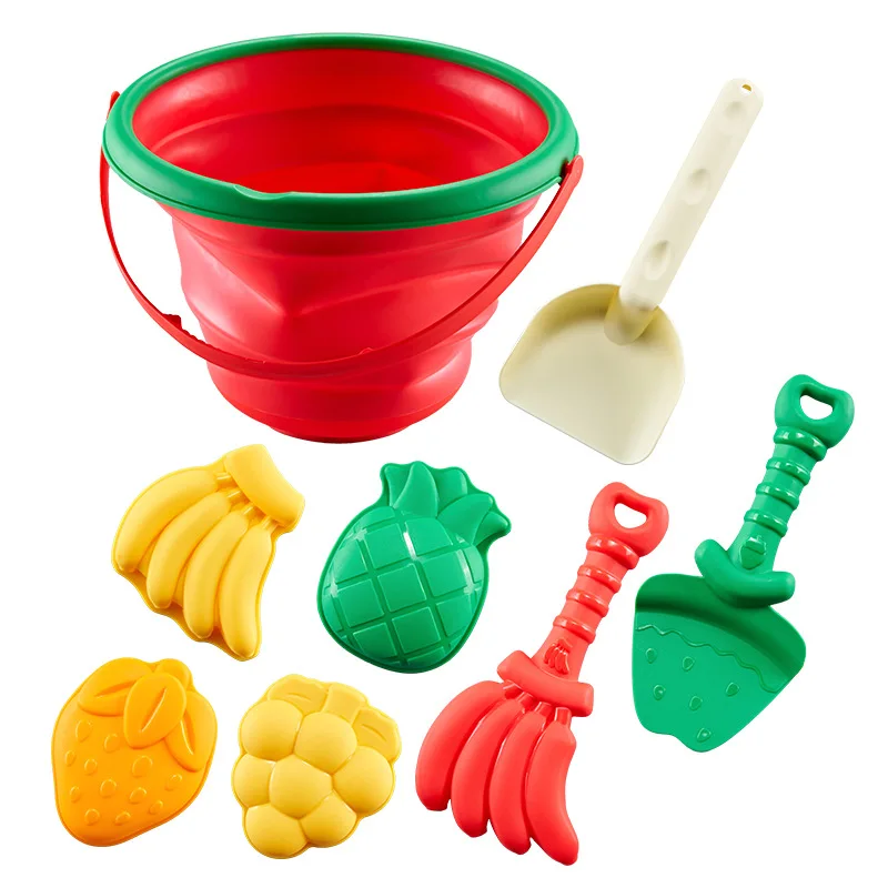 Summer Beach Sand Play Toys for Kids SandBox Set Kit Water Toys Sand Bucket Pit Tool Outdoor Toys for Children Boy Girl Gifts