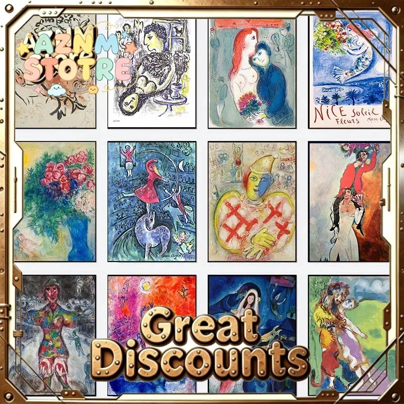 Marc Chagall Surrealism Famous Artwork 