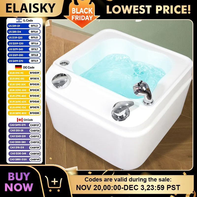 

Бассейн для ванны для ног, акриловая ванна для ног, терапия, интеллектуальный электрический массаж, здравоохранение, домашнее средство для мытья ног, ведро для замачивания ног, раковина