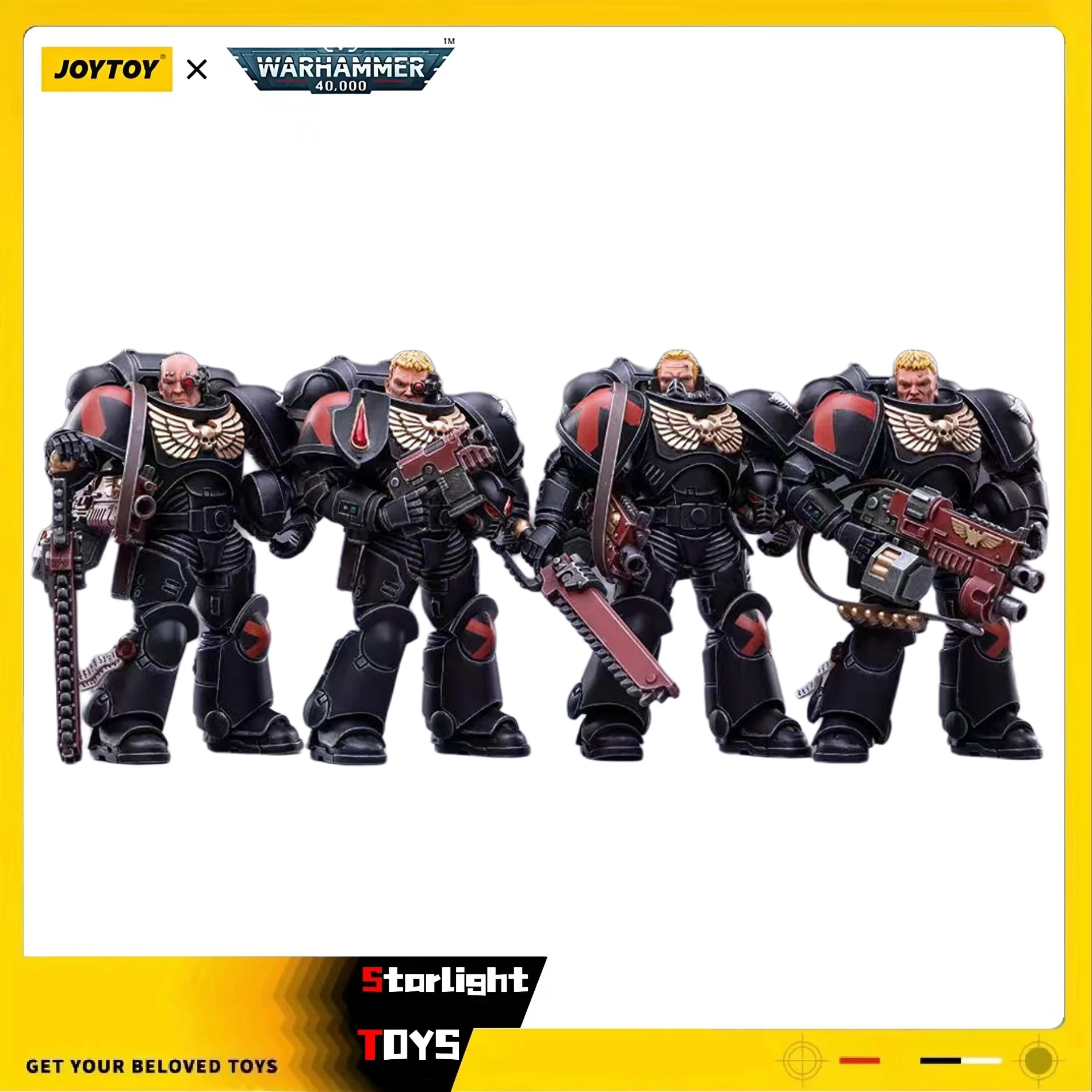 

JOYTOY 1/18 Action Figure Warhammer 40K Blood Angels Death Company Intercessors Model Toy Gifts
