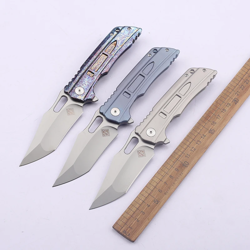 

VG10 Steel Folding Knife with Titanium Alloy Handle High Hardness Outdoor Survival EDC Tool for Camping And Hiking