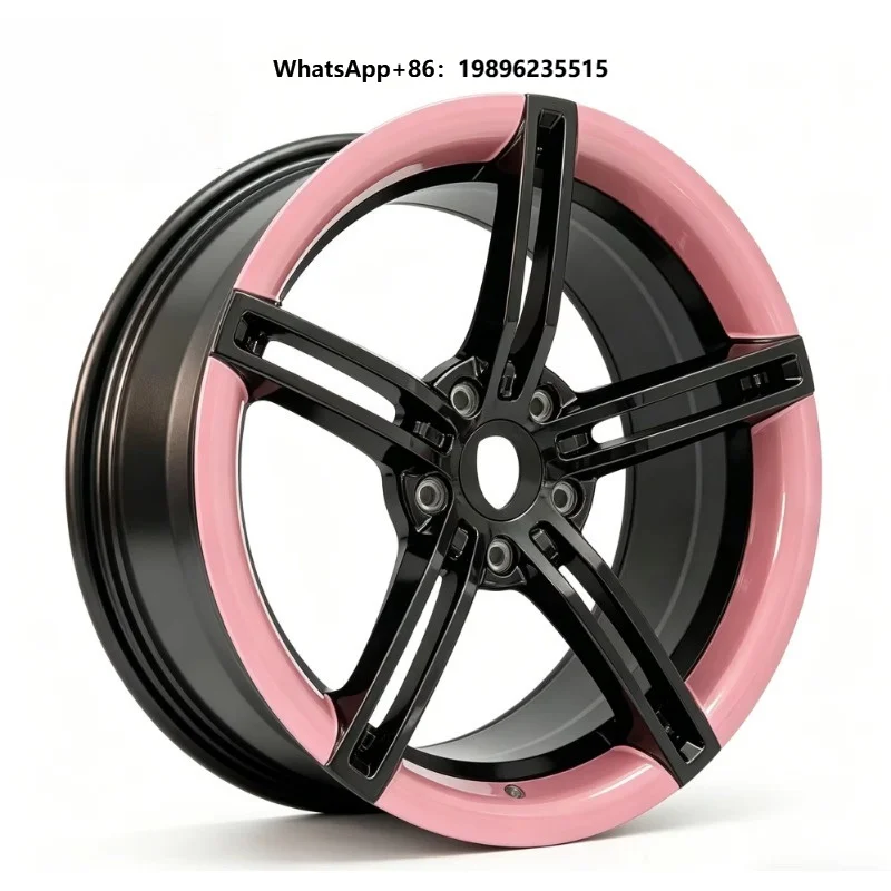 19x8.5J 5x114.3 CB 64.1 ET 40 Forged Aluminium Alloy Hub Luxury Racing High Performance Pink Stock Hot Sale Customizable